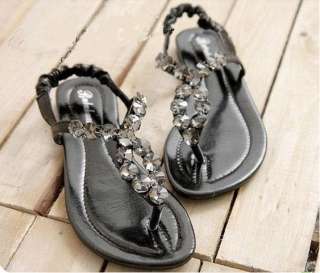 2012 New Shining Ladys Sandal, Womens Flat Sandal, Summer Glitter 