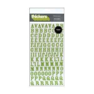  Thickers Foam Alphabet Stickers 6X11 Sheet   Rockabye Leaf 