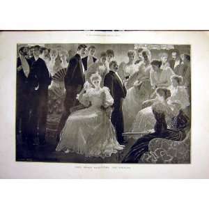 1894 New Year Fsetivities Cotillon Dance Party People 
