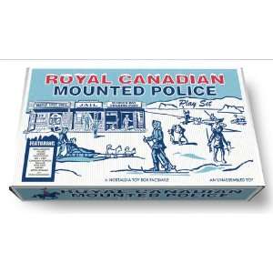  Marx Royal Canadian Mounted Police Play Set Box Toys 