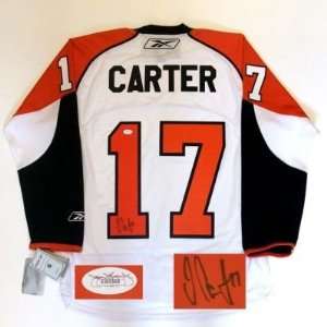 Jeff Carter Signed Uniform   Flyers 2010 Cup Jsa W   Autographed MLB 