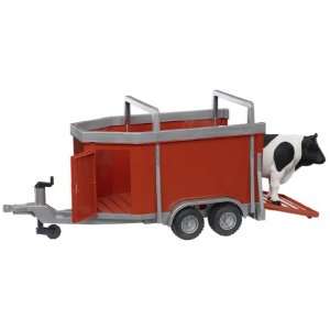  Cattle trailer including 1 cow Toys & Games