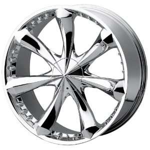  20x8.5 Mazzi Krank (725) (Chrome) Wheels/Rims 5x135/139.7 