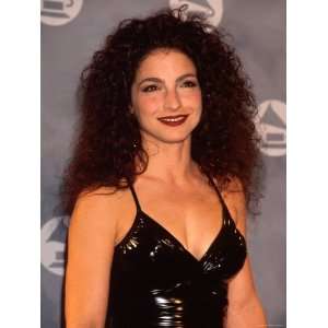  Gloria Estefan in Press Room at Grammy Awards Stretched 