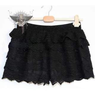   Classic Multi Lace Ladies Dress Skirt Short Youthful Outdoor  