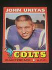 1962 Topps Football 1 Johnny Unitas Card VG EX  