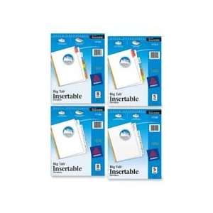   than traditional insertable tab dividers. Insertable dividers feature
