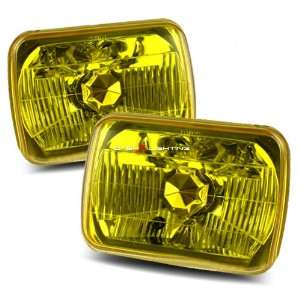  79 86 Ford F150 / Bronco 7x6 H6054 Headlights   Yellow 