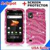 ZTE Warp N860 Boost Mobile Crystal Clear Hard Case Cover +Screen 