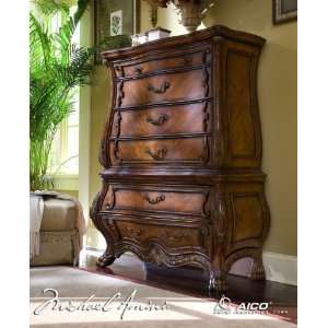  AICO Chateau Beauvais Gentlemans Chest in Noble Bark 