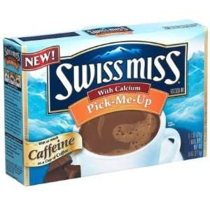 Swiss Miss Hot Cocoa Mix, Pick Me Up w/, Calcium & Caffeine, 8 ct 