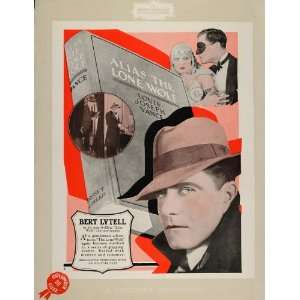  1927 Ad Film Alias the Lone Wolf Bert Lytell Columbia 