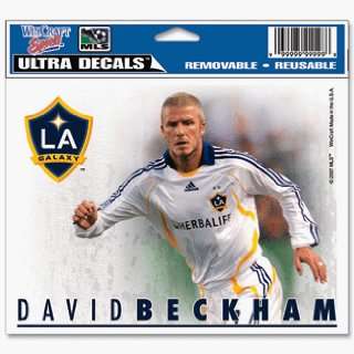  David Beckham Galaxy Static Cling Decal ** Sports 