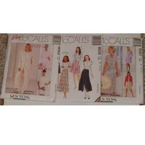  McCalls Patterns #8006 #8093 and #8097 