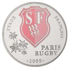   2g Silver Coin Limited Collector Edition Box Set Stade Francais Paris