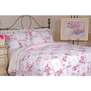 Greenland Home Fashions Veronicas Hearts Quilt Collection Veronicas 