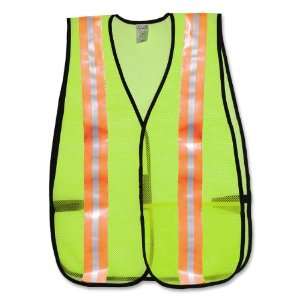  R3 Safety 81008 Pocketed Vest, Mesh, w/ Reflective Silver 