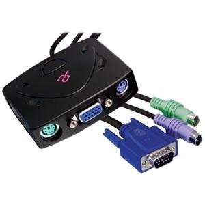  Aluratek, 2 Port PS/2 KVM Switch w/Cable (Catalog Category 