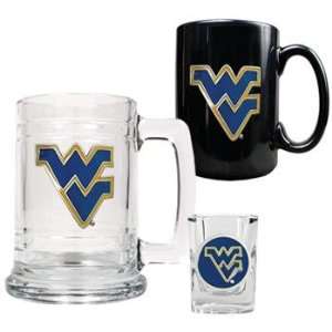  West Virginia Mountaineers WVU NCAA Beer Tankard & Shot 