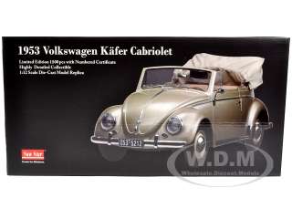 Brand new 112 scale diecast model of 1953 Volkswagen Beetle Kafer 