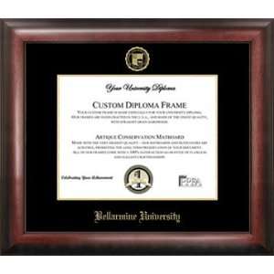  Bellarmine College Gold Embossed Diploma Frame Sports 