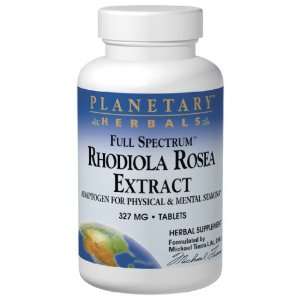 Full Spectrum Rhodiola Rhosea 327 mg 60 Tablets by Planetary Herbals