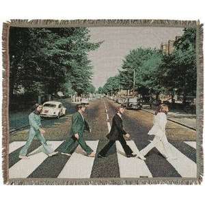 Abbey Road Woven Tapestry Throw   The Beatles