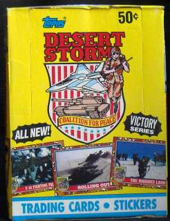 1991 DESERT STORM series 2 Topps unopened Box  