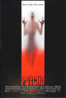 PSYCHO MOVIE POSTER 1 SIDED 27x40 ORIGINAL 1998 FILM  