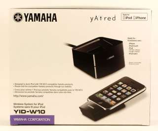 Yamaha Yid W10 Wireless Dock System for iPod/iPhone NEW  