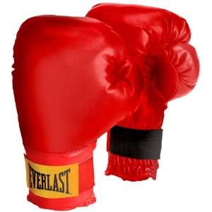  Everlast Train Novice Wristwrap Boxing Gloves (Red, 12 