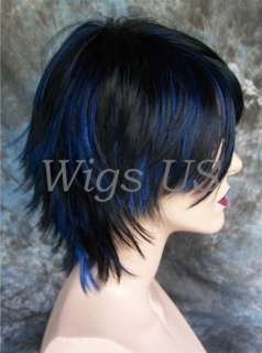 Color #1Hd.Blue  Jet Black with Blue highlights