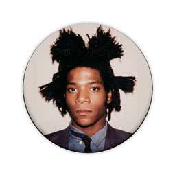 Jean Michel Basquiat 1 Inch Pin Button Badge (80s Art)  
