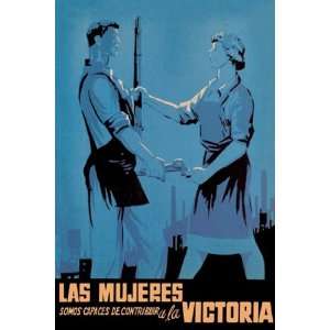  Women Can Contribute to the Victory   Poster by Babiano 