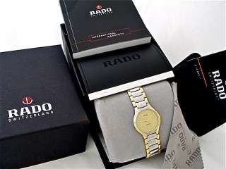 MENS RADO FLORENCE WATCH TWO TONE GOLD DIAL NEW IN A BOX  