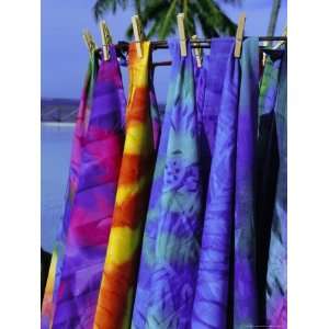  Cloth for Sale, Tahiti, Society Islands, French Polynesia 