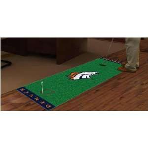   Denver Broncos   NFL 24x96 Golf Putting Green Mat