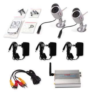   Audio Security Camera System 8M IR 100M 2.4GHz Transmission  