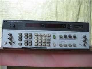 Hewlett Packard HP 8903A Audio Analyzer 20 Hz to 100 KHz.  