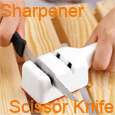 Double Knife Scissor Sharpener Sharpening Kitchen Home  