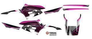 Yamaha Warrior 350 ATV Graphics Decal Kit #7777Pink  