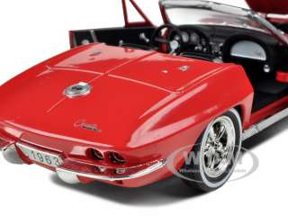 1963 CHEVROLET CORVETTE CONVERTIBLE RED 132 MODEL by SIGNATURE 