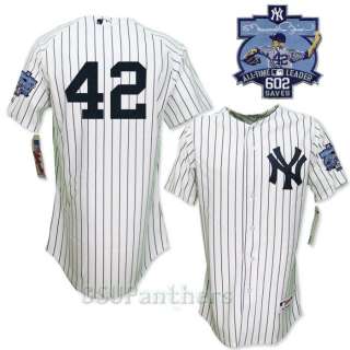 2011 Mariano Rivera Yankees Authentic Home Jersey w/ 602 Saves Patch 