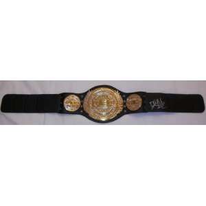  Championship Belt W/PROOF, Picture of Dominick Signing For Us. World 