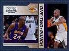 Kobe Bryant 2010 11 Playoff Contenders #24 One Two Punch Die Cuts 47 