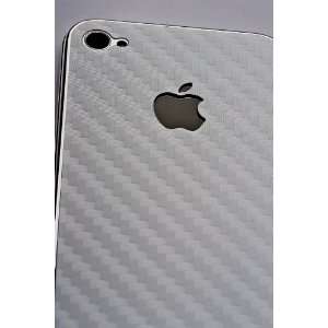  Apple iPhone 4 (CDMA/Verizon) White Carbon Fiber Full 