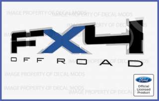 2011 Ford F150 FX4 OffRoad Decals Truck Stickers BLUE  
