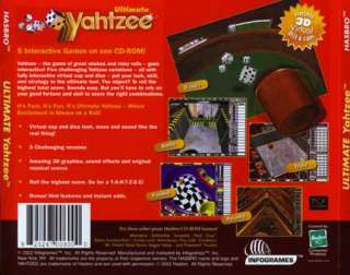 Ultimate Yahtzee 5 Variations Hasbro PC XP CD  