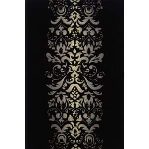  New Wave Black Transitional Wool Hand Tufted Area Rug 2.00 