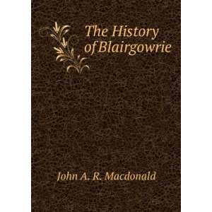   with a . and parochial records, institutio John A. R MacDonald Books